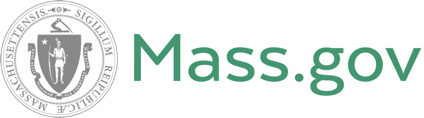 Color logo of Mass.gov's website