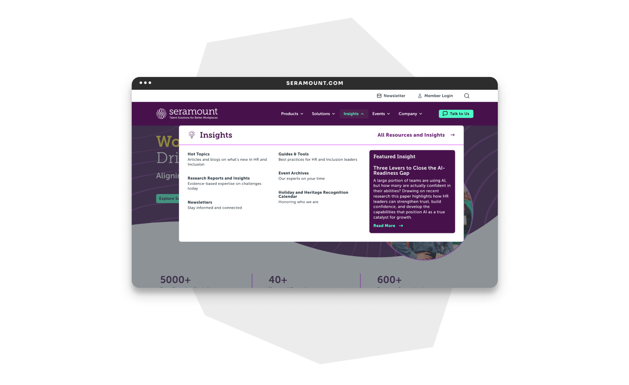 Seramount Insights page