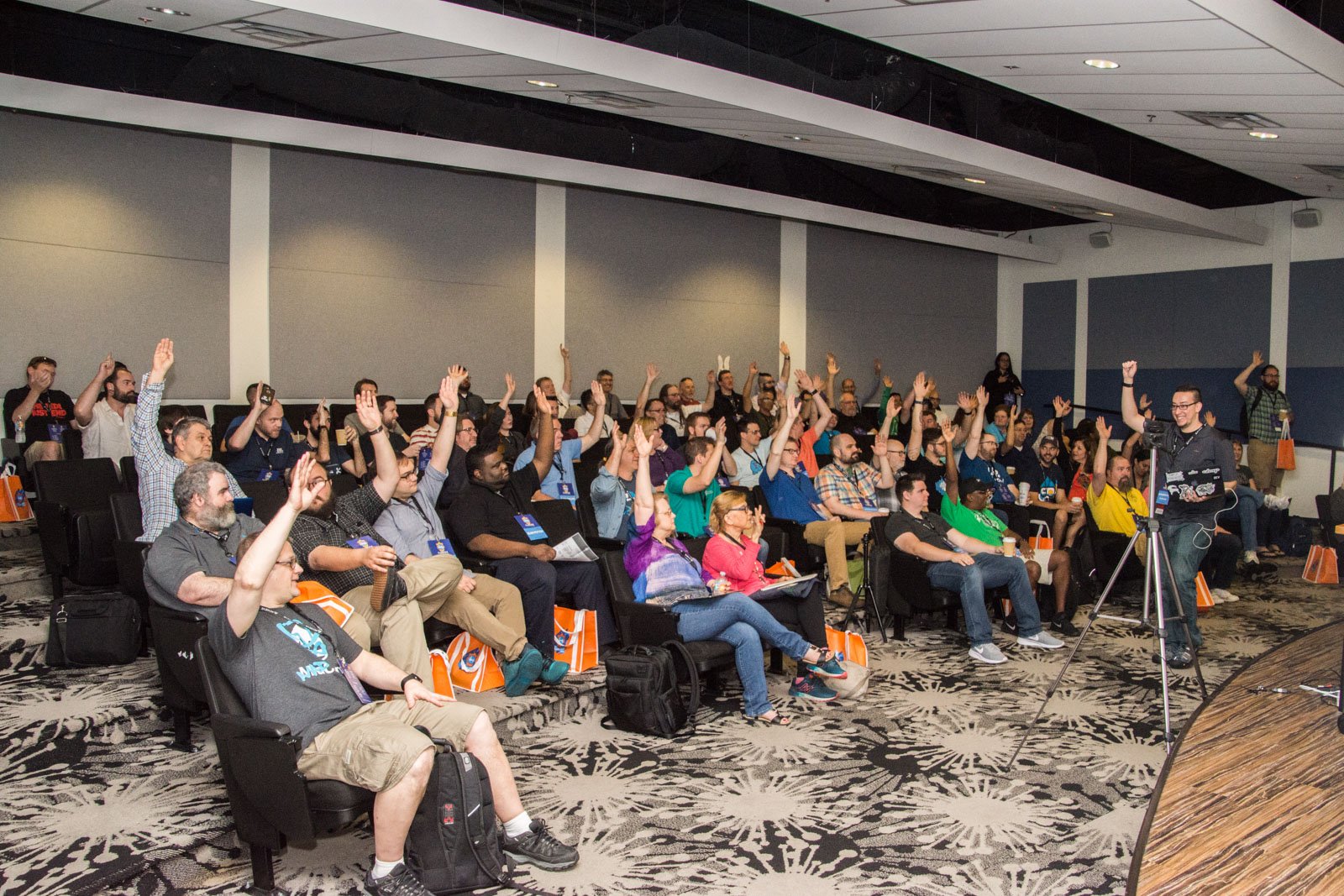 group shot of DrupalCamp Florida 2019 attendees 