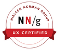 Neilsen Norman Group UX Certified badge