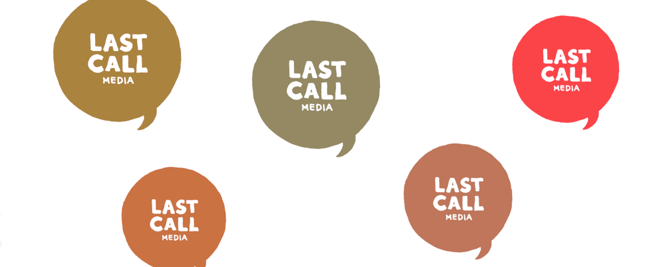 LCM logos with filters applied for five types of color vision deficiency.