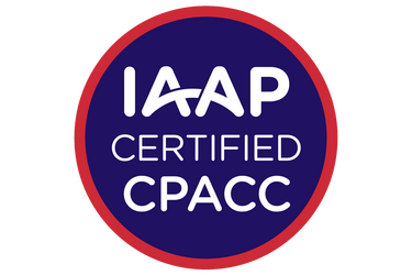 IAAP Certified CPACC badge