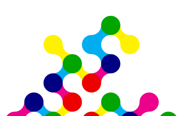 Decorative dots in IDG colors