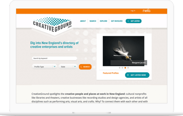 NEFA website displayed on a computer