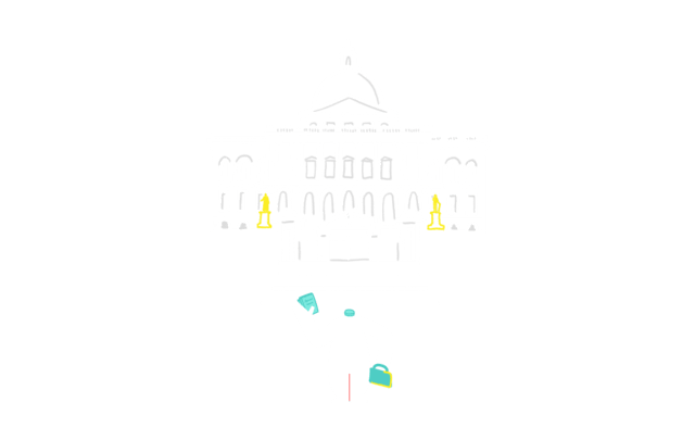 Yeti entering state building