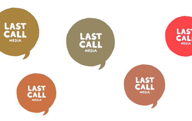 LCM logos with filters applied for five types of color vision deficiency.