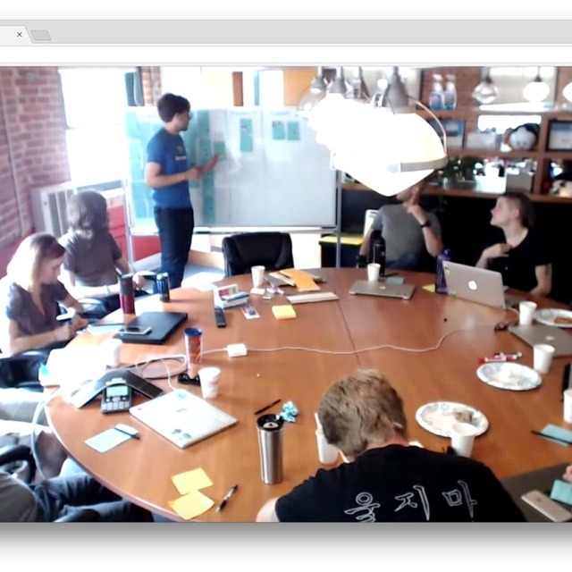 Google Hangouts screenshot of the August Company Day